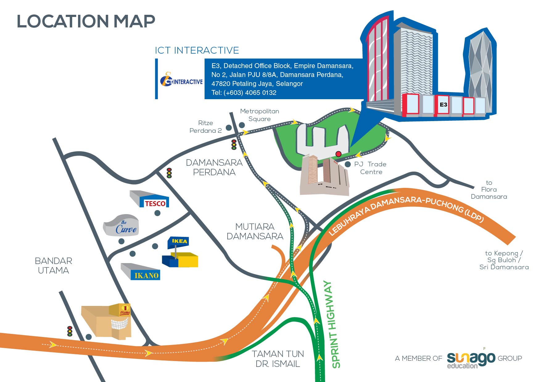Map to ICT Interactive